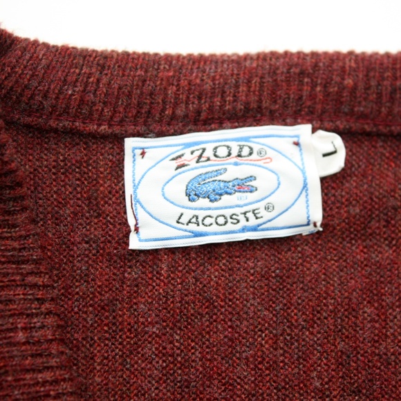 Vintage Izod Lacoste Pac-Man Pullover Sweater - Picture 7 of 8